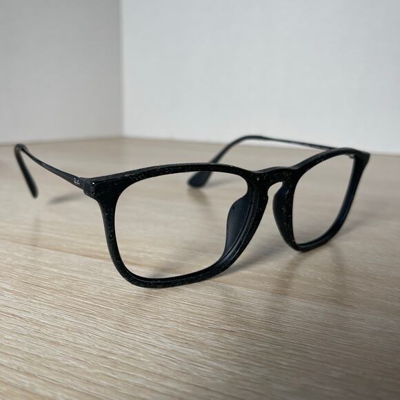 Ray-Ban RB4187-F Chris 622/8G Sunglasses Black Rubber PARTS ONLY 54-18 - Picture 1 of 12